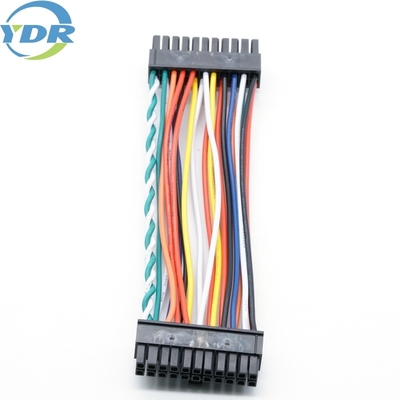 Custom Original Molex 3.0 2*11 22 Pins Two Sides Connector UL1007 22AWG Wire Harness Cable